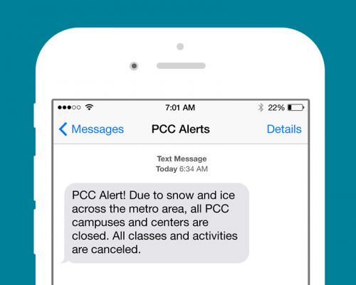 Unscheduled campus closures | About PCC