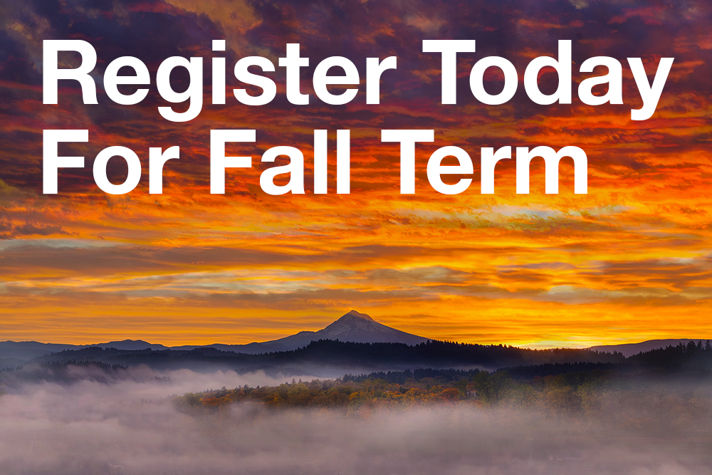 Fall Term Registration is now open! Community Ed at PCC