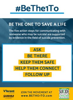 Suicide prevention month graphic