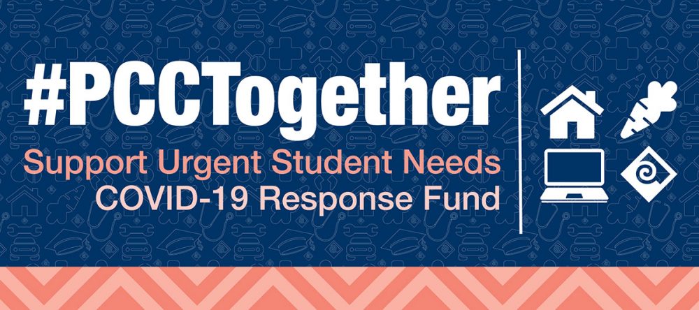 #PCCTogether: Support urgent student needs with the COVID-19 Response Fund