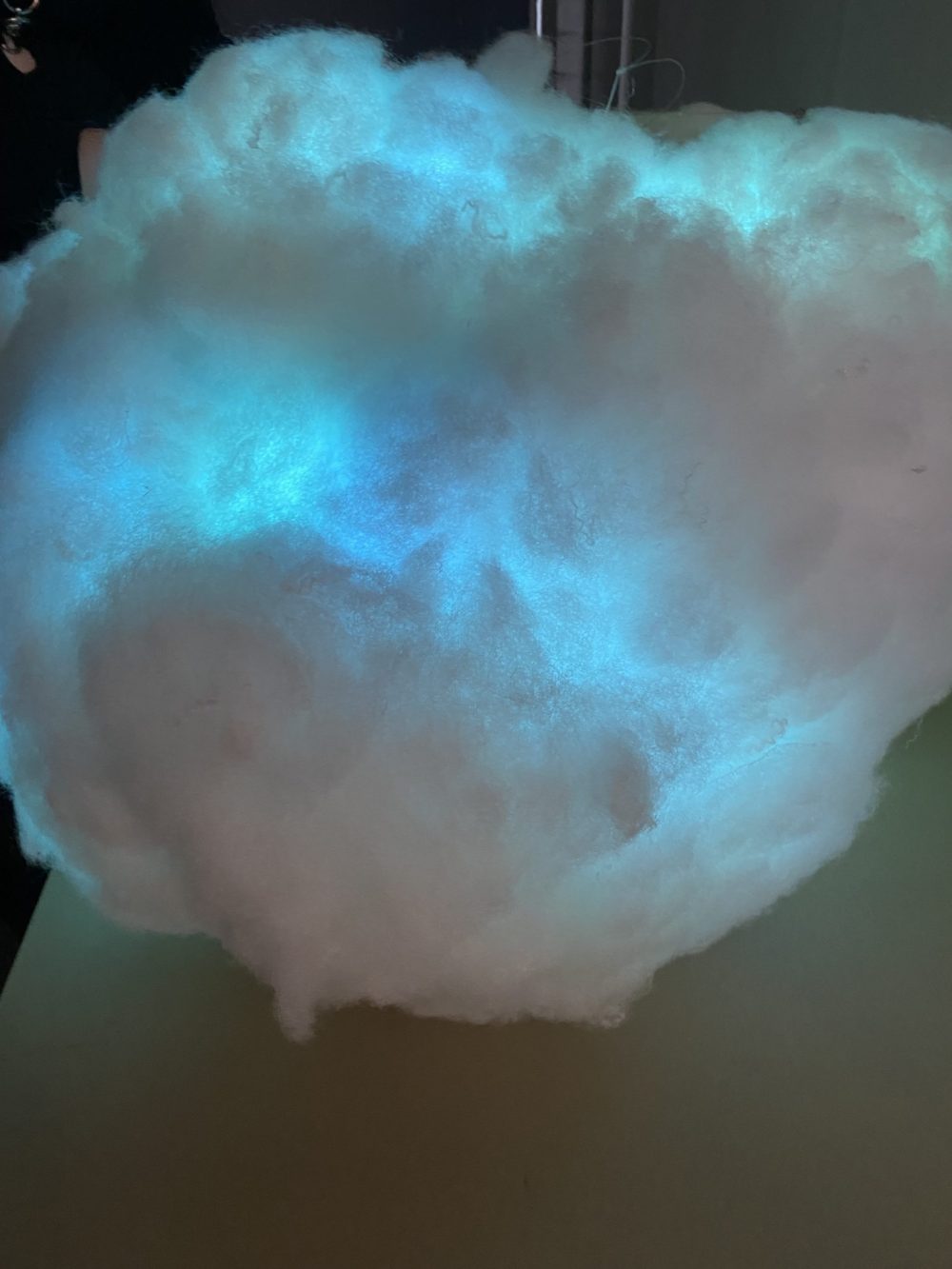 A glowing cloud.