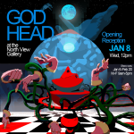 Poster for the Godhead exhibition