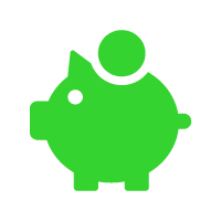 Piggy bank icon