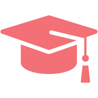 Graduation cap icon