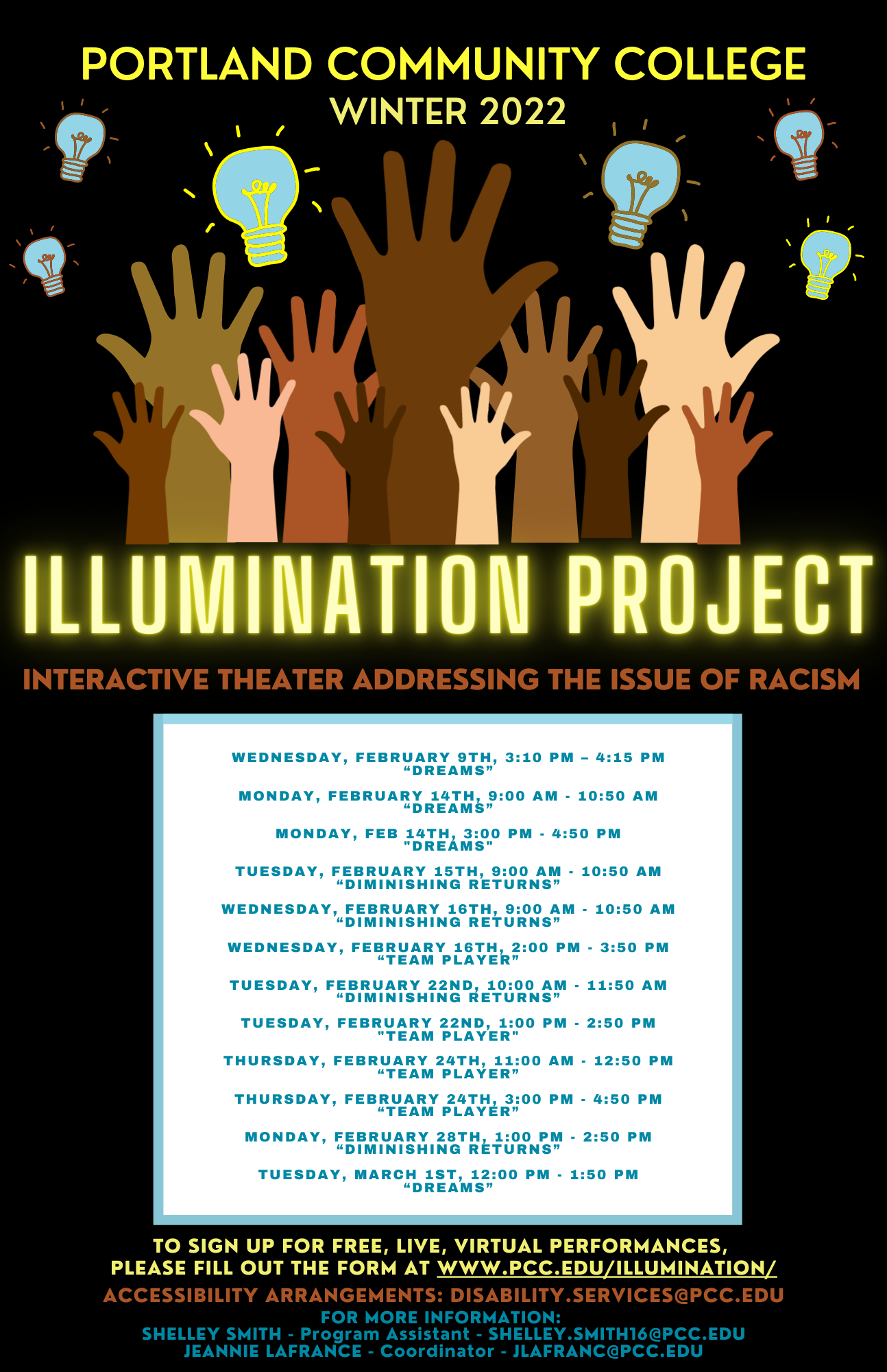 Pcc Schedule 2022 Illumination Project At Pcc