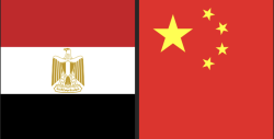 Egypt and China flags