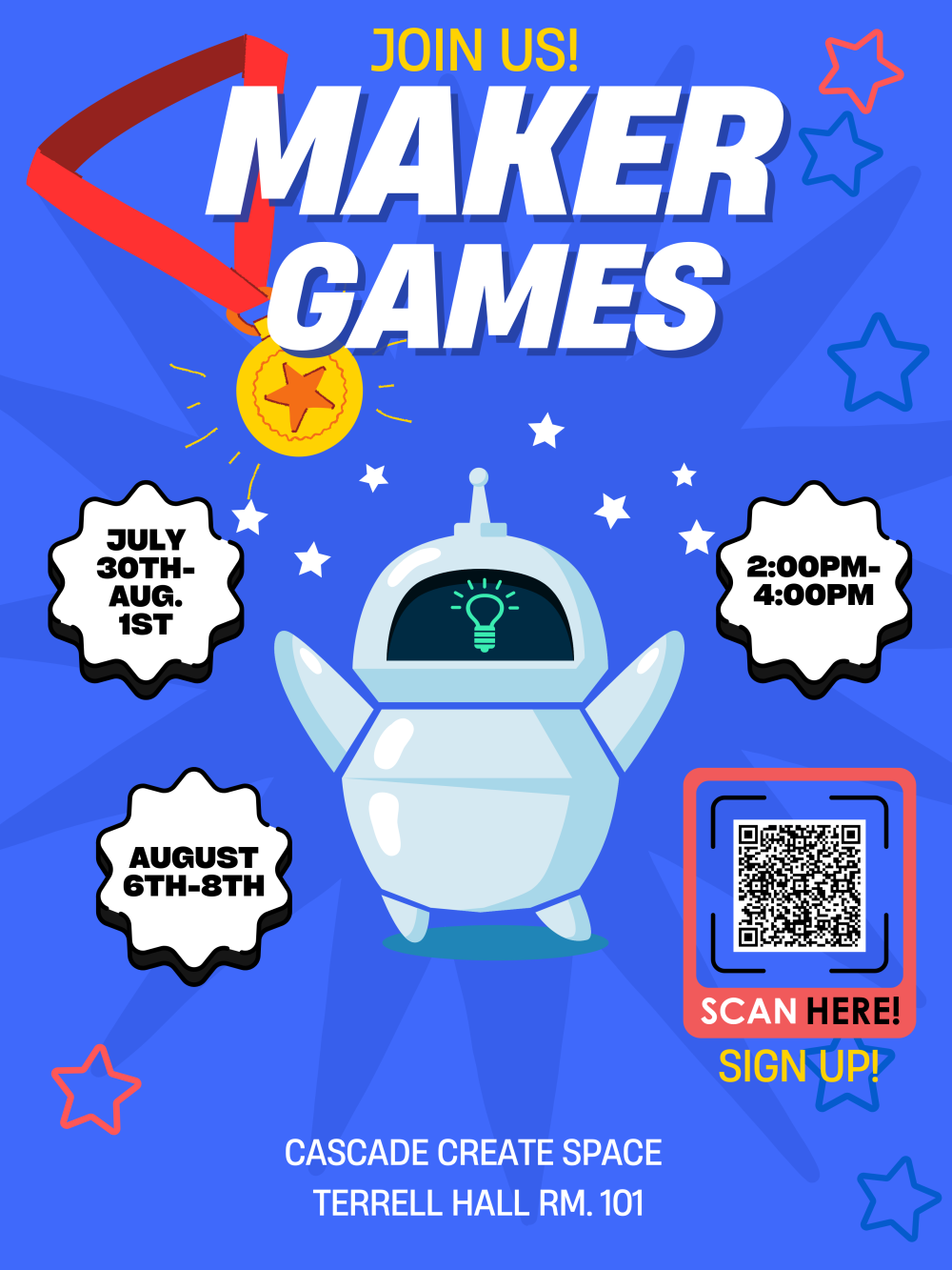 Maker Games in the Cascade Create Space – Summer 2024 | STEAM Centers ...