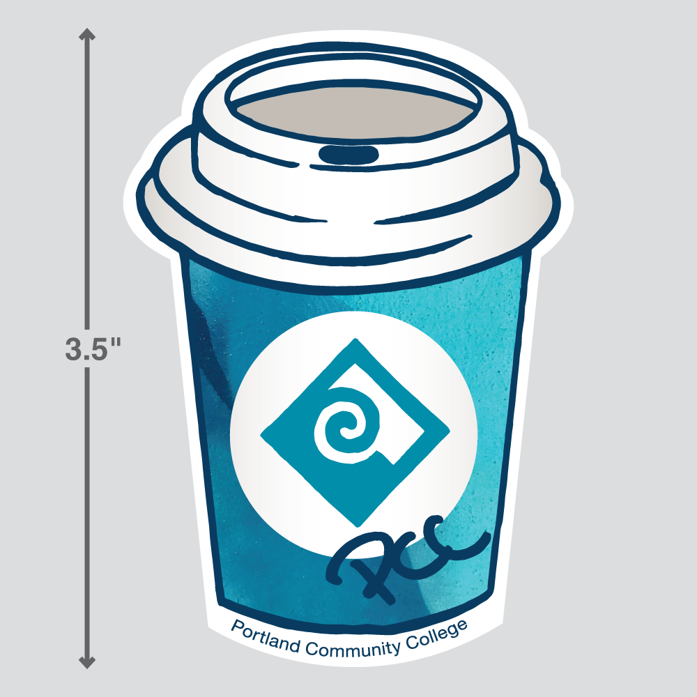 PCC Sticker: Coffee Cup