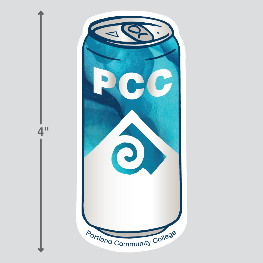 PCC Sticker: Water or Soda Can