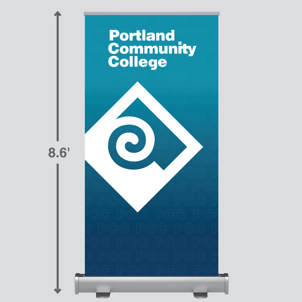 Wide Pop-up Banner: Option 3 - Ombré with PCC pattern