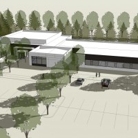 Rendering of Phase I for the PCC Swan Island Trades Education Center