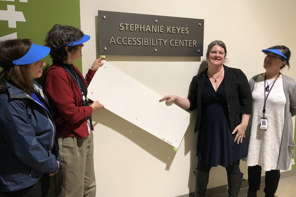 Opening the accessibility center