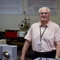 Bill Manley in MT lab