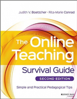 The cover of the Online Teaching Survival Guide