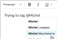 adding @mention to discussion