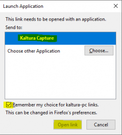 finding kaltura capture files on computer