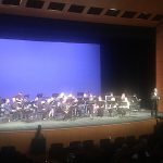 Concert band performance