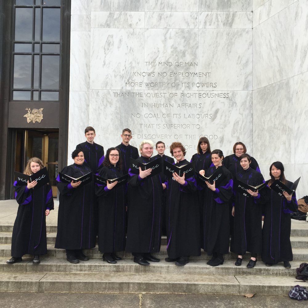 PCC choir at the capitol