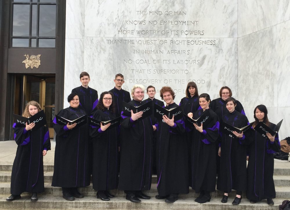 PCC choir at the capitol