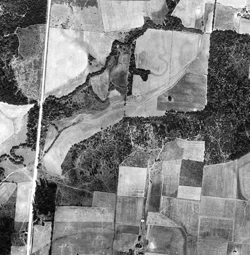 1936 Rock Creek aerial photo