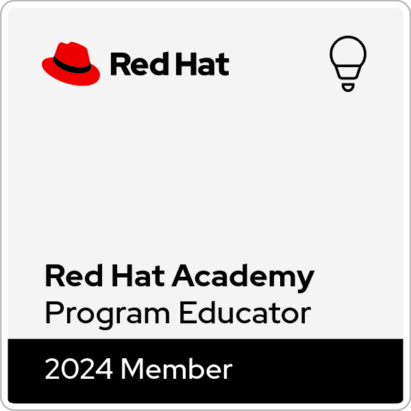 Red Hat Academy Program Educator 2024 Badge