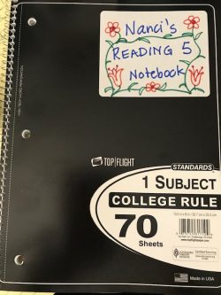 Reading Notebook