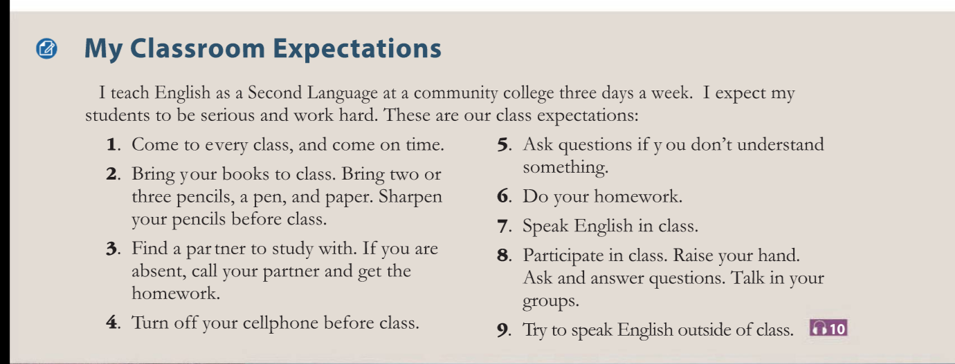 page 12 expectations