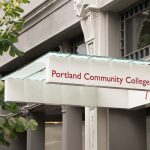 Portland Community College sign at Downtown Center