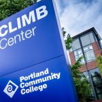 CLMB center sign