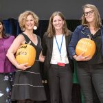 Elaine and Nora receiving AASHE Award