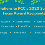 PCC's 2020 Sustainability Focus Award Recipients