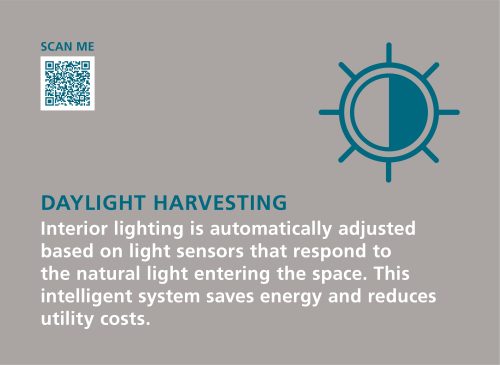 Image describes the Daylight Harvesting Sign.