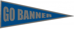 flag with text "Go Banner"