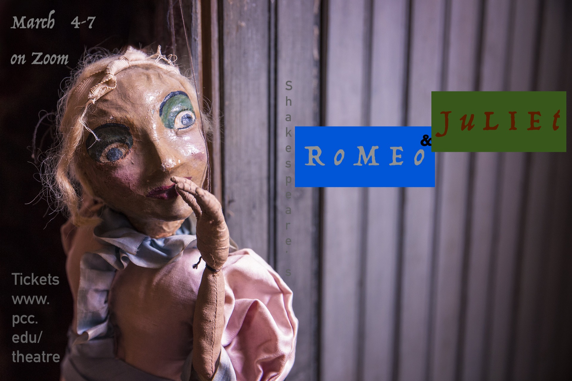 Romeo and Juliet – Winter 2021 | PCC Theatre at PCC