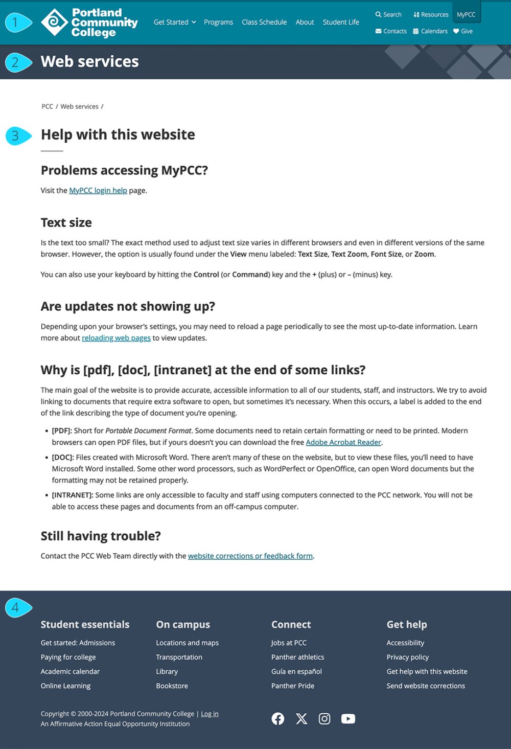 Page type: content page with no sidebar, plain text, desktop